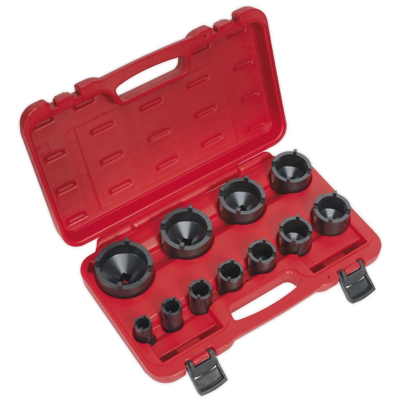Sealey Ball Joint Socket Set 11pc 1/2"Sq Drive