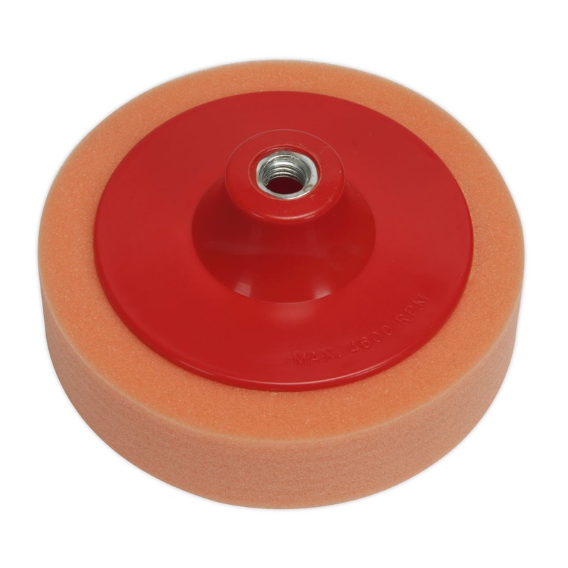 Sealey Buffing & Polishing Foam Head 150 x 50mm M14 x 2mm - Medium