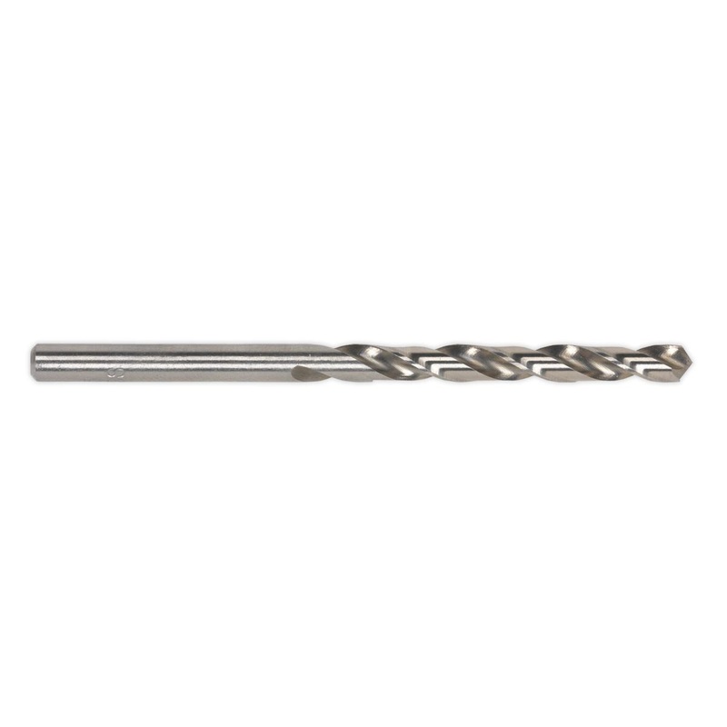 Sealey HSS Fully Ground Drill Bit 9.5mm Pack of 10