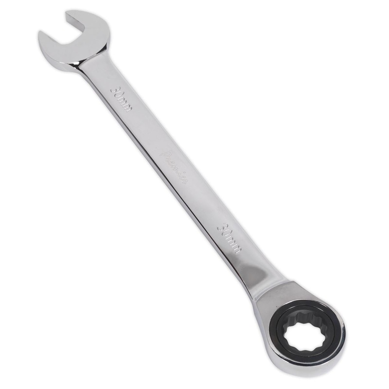 Sealey Premier Ratchet Combination Spanner 30mm