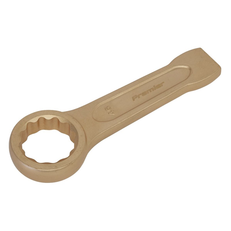 Sealey Premier Slogging Spanner Ring End 46mm - Non-Sparking