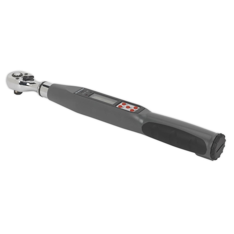 Sealey Premier Torque Wrench Digital 3/8"Sq Drive 2-24Nm(1.48-17.70lb.ft)