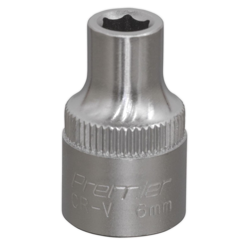 Sealey Premier WallDrive Socket 6mm 3/8"Sq Drive