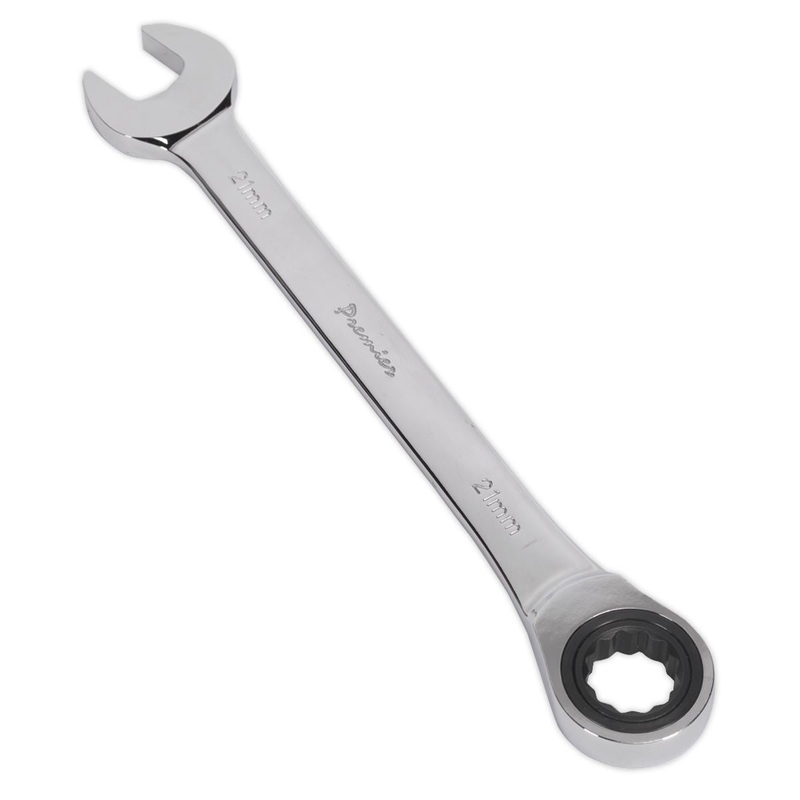 Sealey Premier Ratchet Combination Spanner 21mm