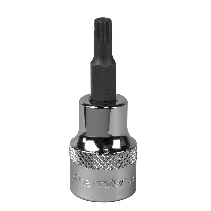 Sealey Premier Spline Socket Bit M5 3/8"Sq Drive