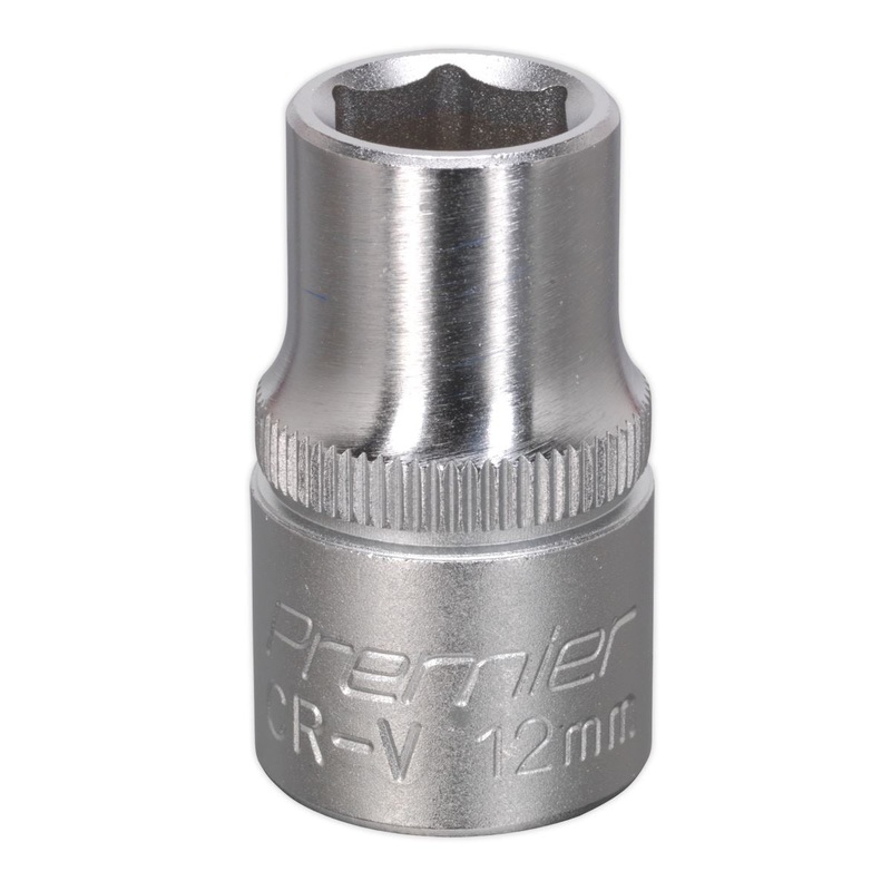 Sealey Premier WallDrive Socket 12mm 1/2"Sq Drive