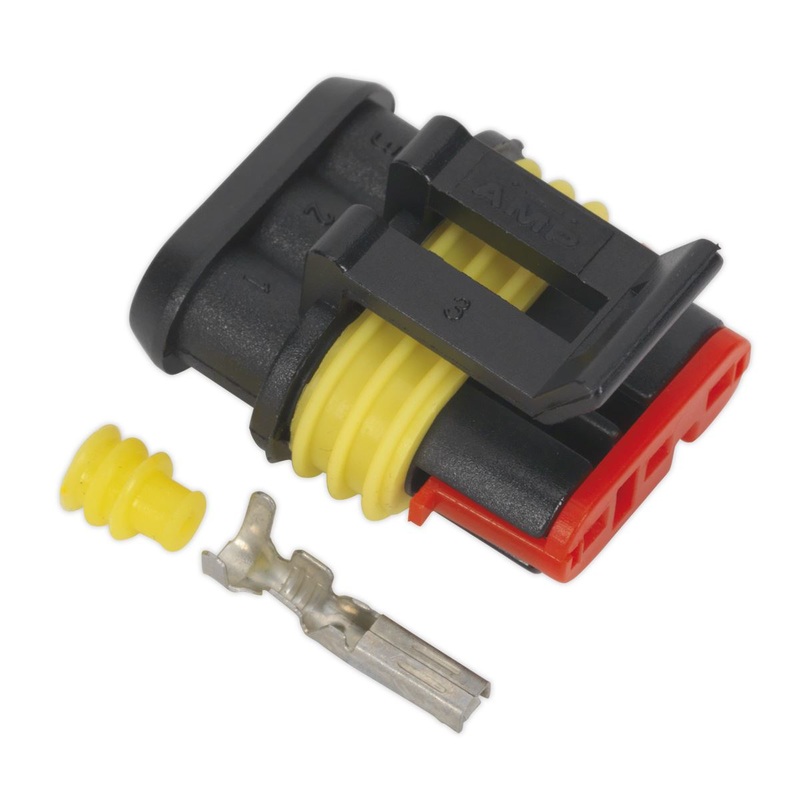 Sealey Superseal Female Connector 3-Way Pack of 5