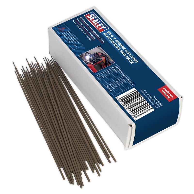 Sealey Welding Electrodes 1.6 x 300mm 5kg Pack
