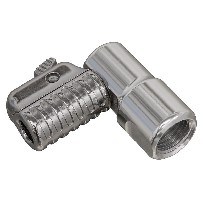 PCL 90 Angled Swivel Tyre Inflator Clip-On Connector 1/4"BSP(F)