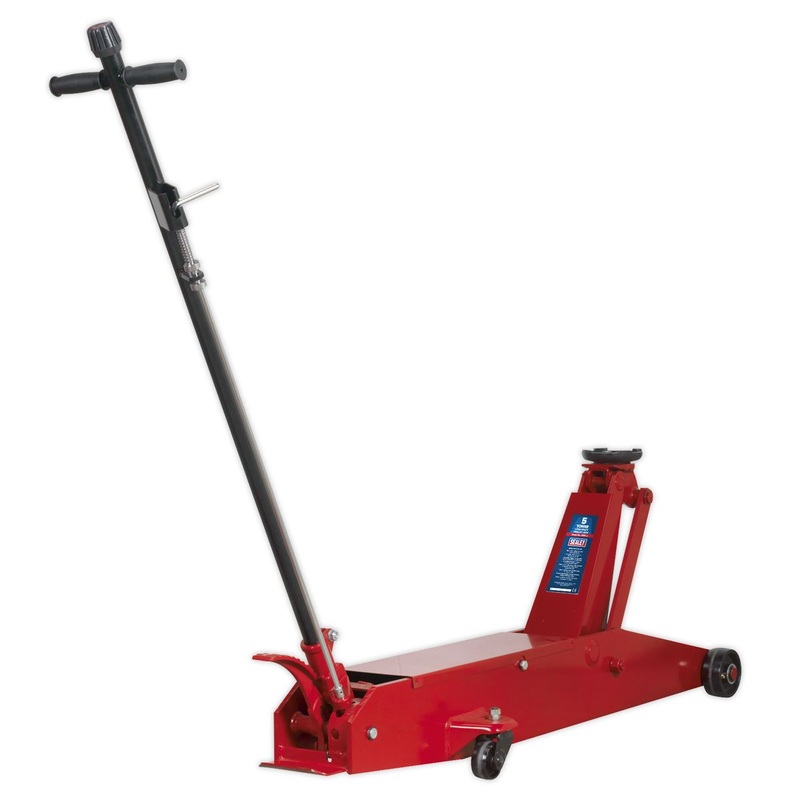 Sealey Premier Premier Long Reach Trolley Jack 5 Tonne