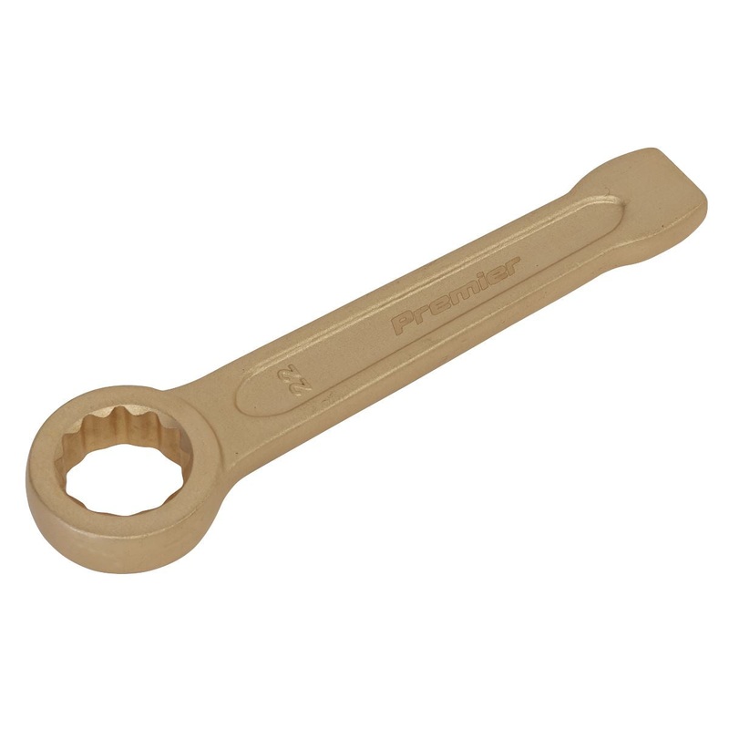 Sealey Premier Slogging Spanner Ring End 22mm - Non-Sparking
