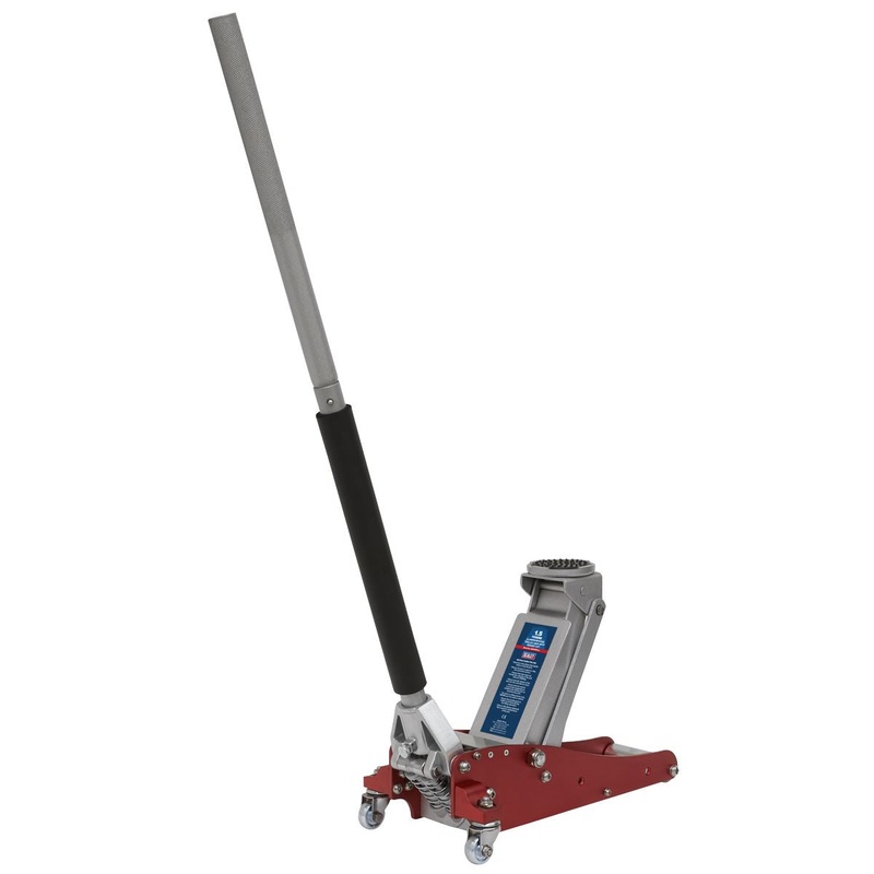 Sealey Aluminium/Steel Trolley Jack with Rocket Lift 1.5 Tonne