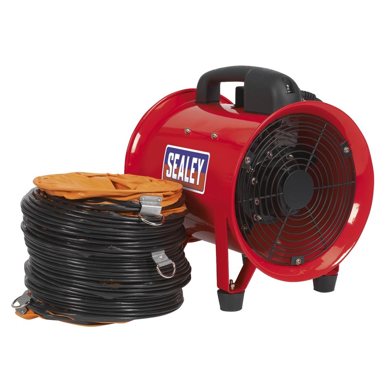 Sealey Portable Ventilator 200mm with 5m Ducting