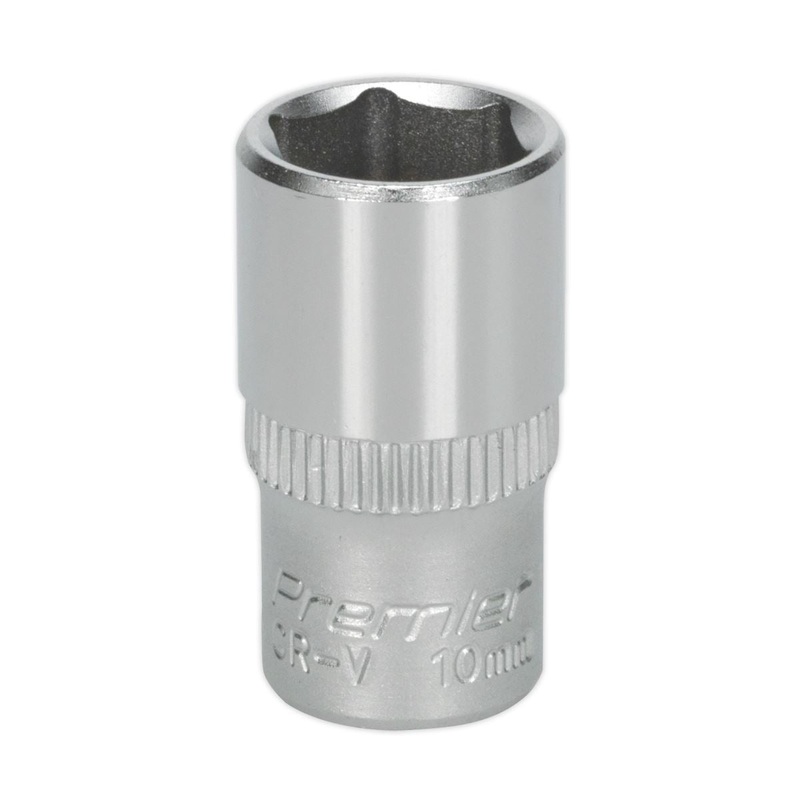 Sealey Premier WallDrive Socket 10mm 1/4"Sq Drive