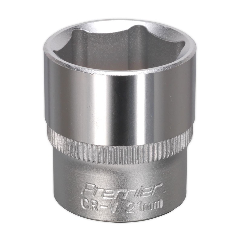 Sealey Premier WallDrive Socket 21mm 3/8"Sq Drive