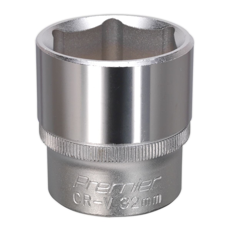 Sealey Premier WallDrive Socket 32mm 1/2"Sq Drive