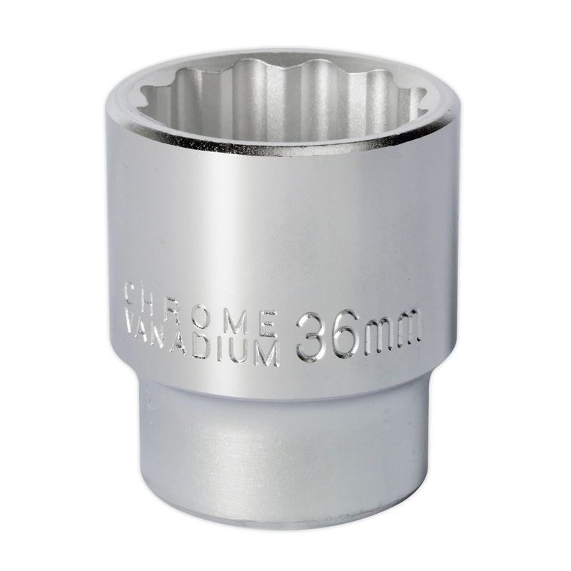 Sealey Premier WallDrive Socket 36mm 3/4"Sq Drive