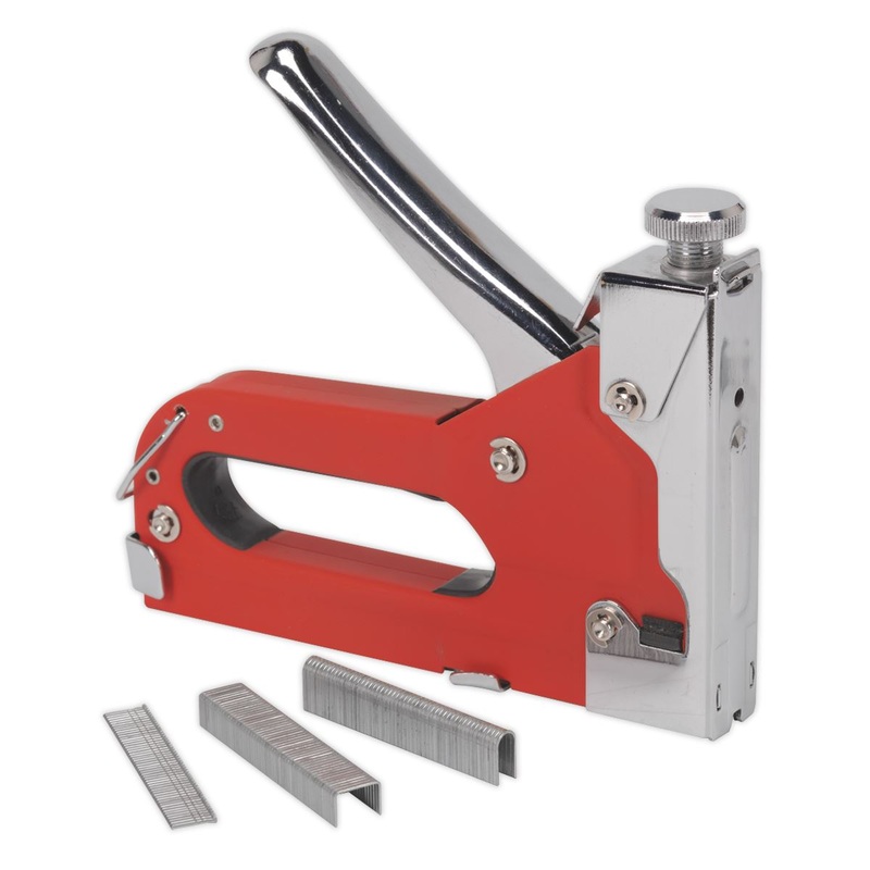 Sealey Staple & Brad Nail Gun Heavy-Duty 4-14mm