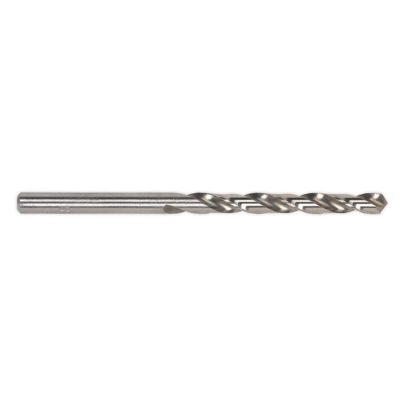 Sealey HSS Fully Ground Drill Bit 8mm Pack of 10