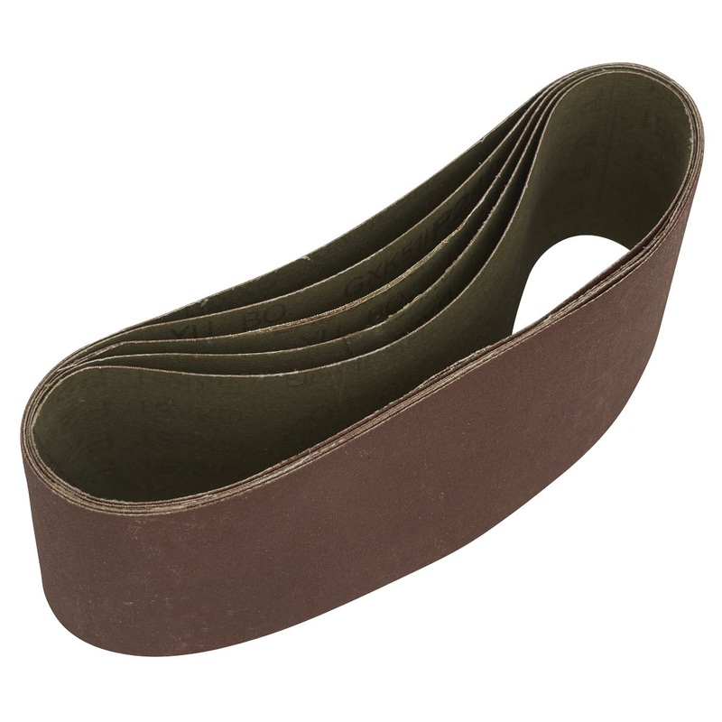 Sealey Sanding Belt 76 x 457mm 240Grit Pack of 5