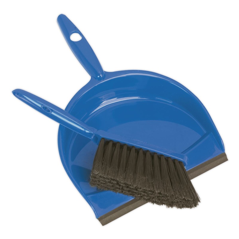 Sealey Dustpan & Brush Set Composite