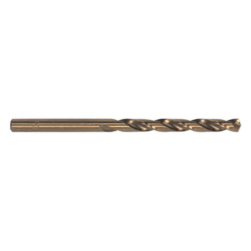 Sealey HSS Cobalt Fully Ground Drill Bit 9.5mm Pack of 10