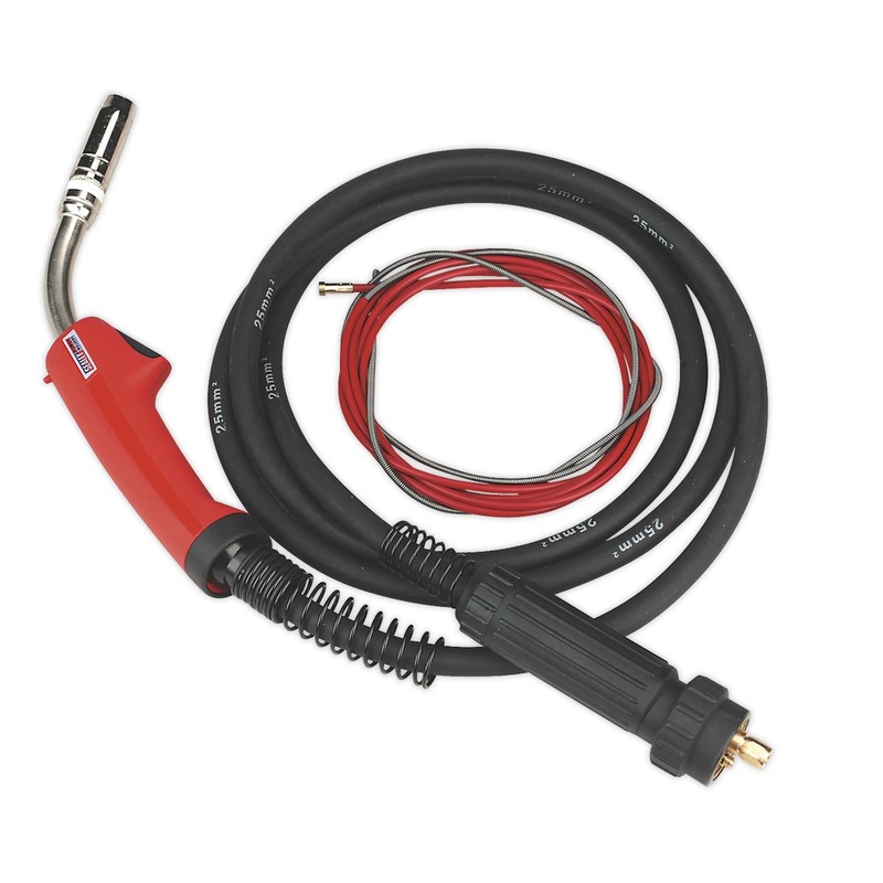 Sealey MIG Torch 3m Euro Connector MB25