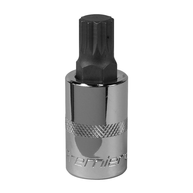 Sealey Premier Spline Socket Bit M14 1/2"Sq Drive