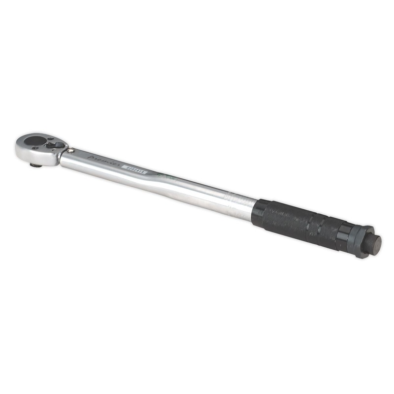 Sealey Premier Torque Wrench Micrometer Style 3/8"Sq Drive 7-112Nm(5-83lb.ft) - Calibrated