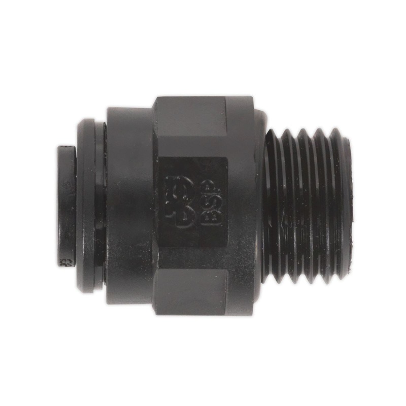 Sealey Straight Adaptor 10mm x 1/4"BSP Pack of 5 (John Guest Speedfit)