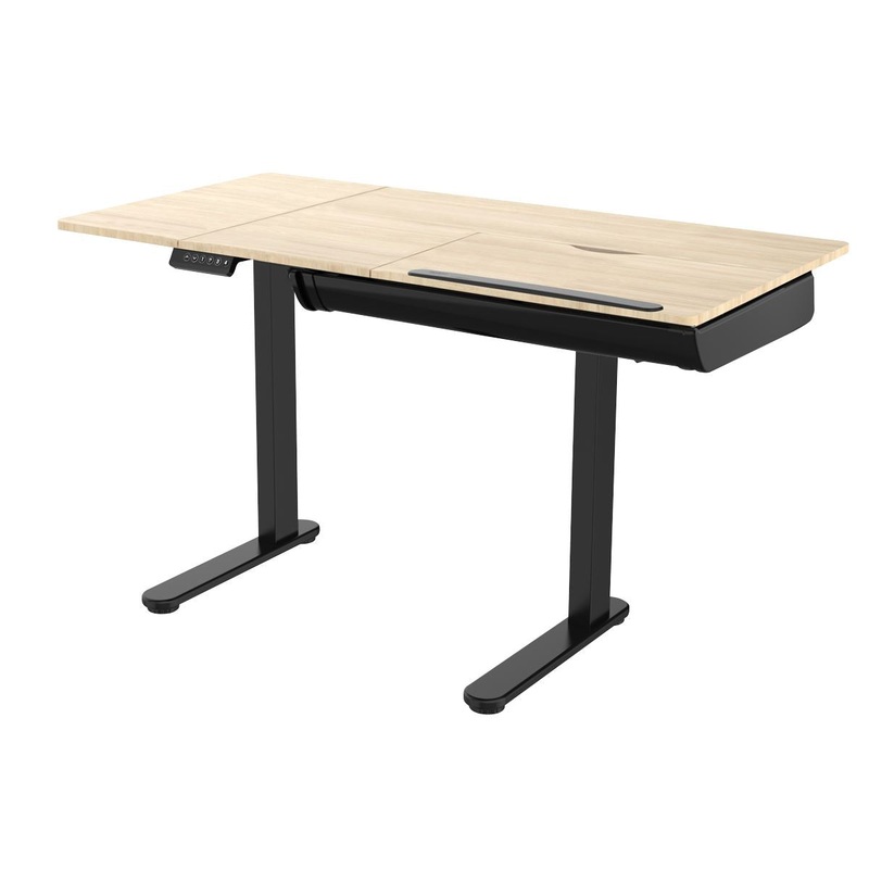 Dellonda Electric Standing Drafting Desk Ergonomic Drawing Sit/Stand Table 0-40
