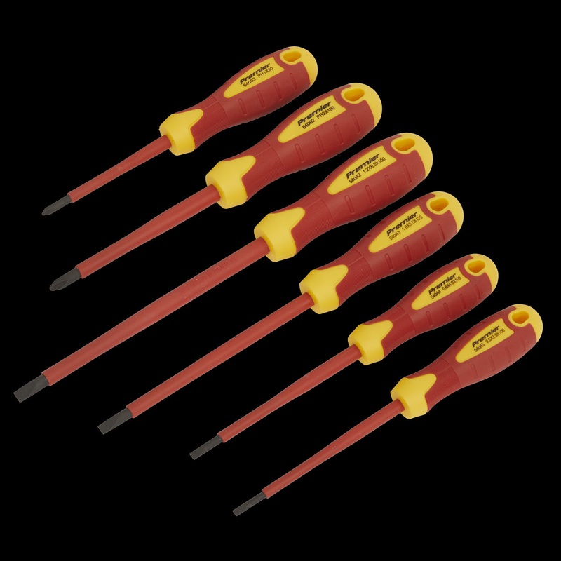 Sealey Premier Screwdriver Set 6pc VDE Approved