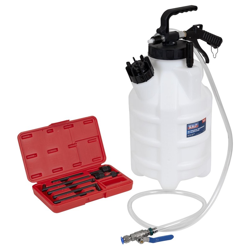Sealey Transmission Oil Filling System Pneumatic 10L
