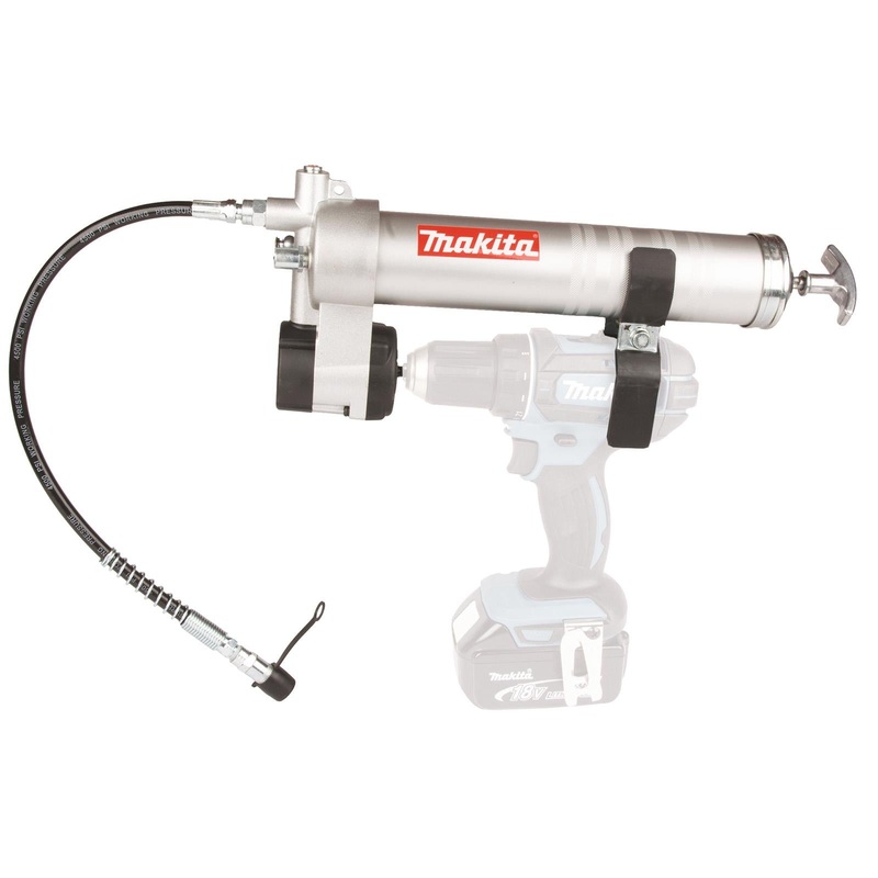 Makita Grease Gun Attachment 400CC 1/4" Hex Shank for Drills or Impact Drivers P-90451
