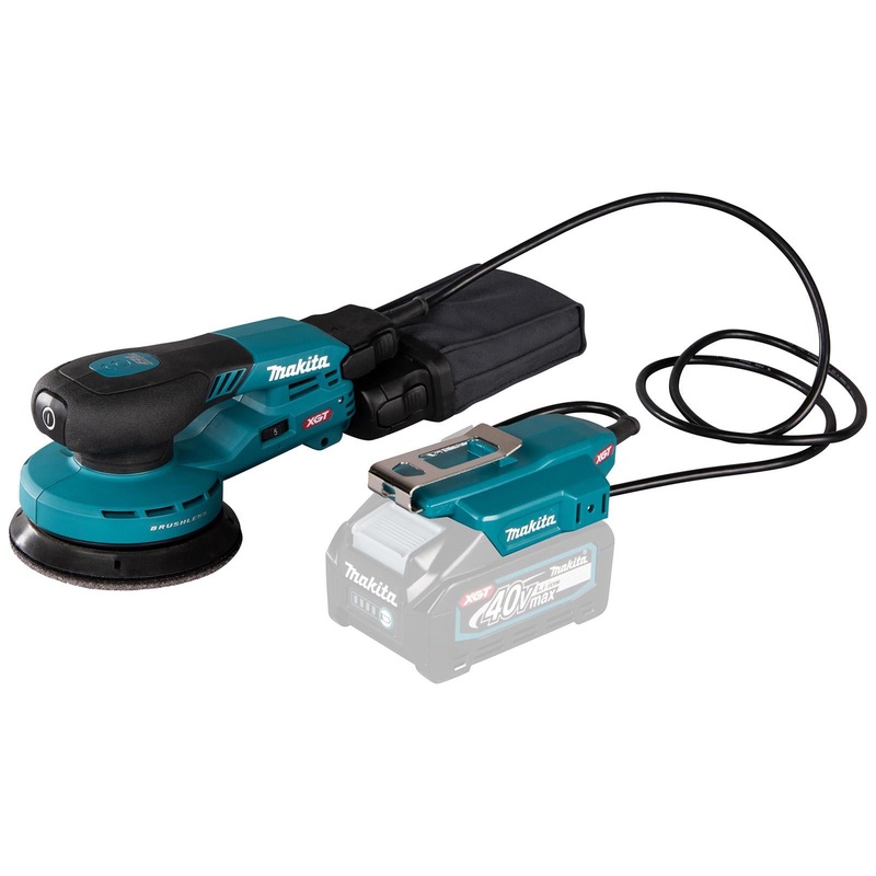 Makita Random Orbital Sander 125mm Lightweight 3mm Orbit Diameter XGT 40V Max Brushless Body Only BO003CGZ