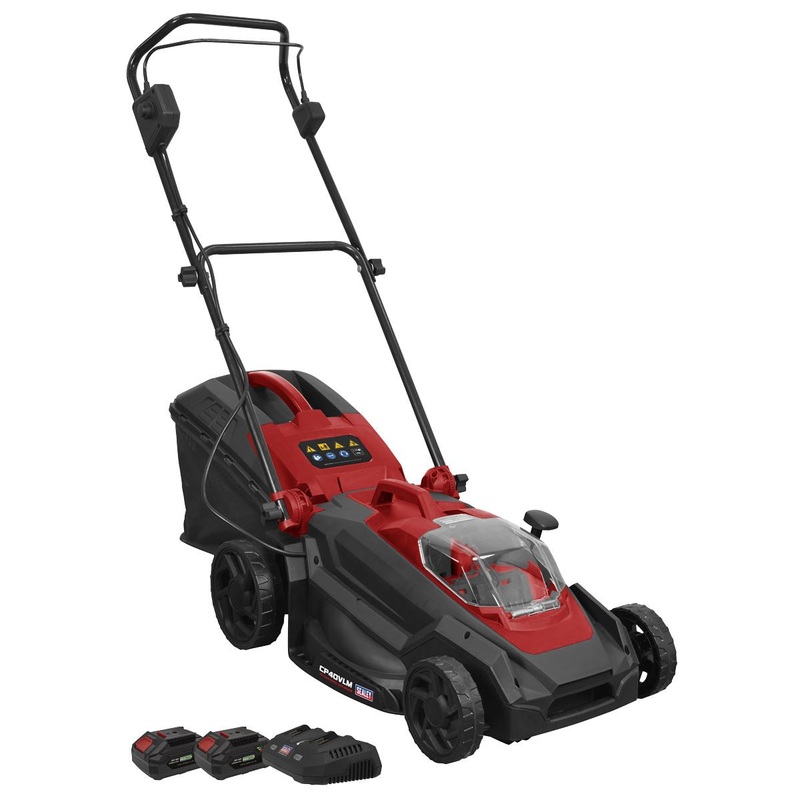 Sealey Cordless Lawn Mower Kit 40V 4Ah SV20 Series 40cm