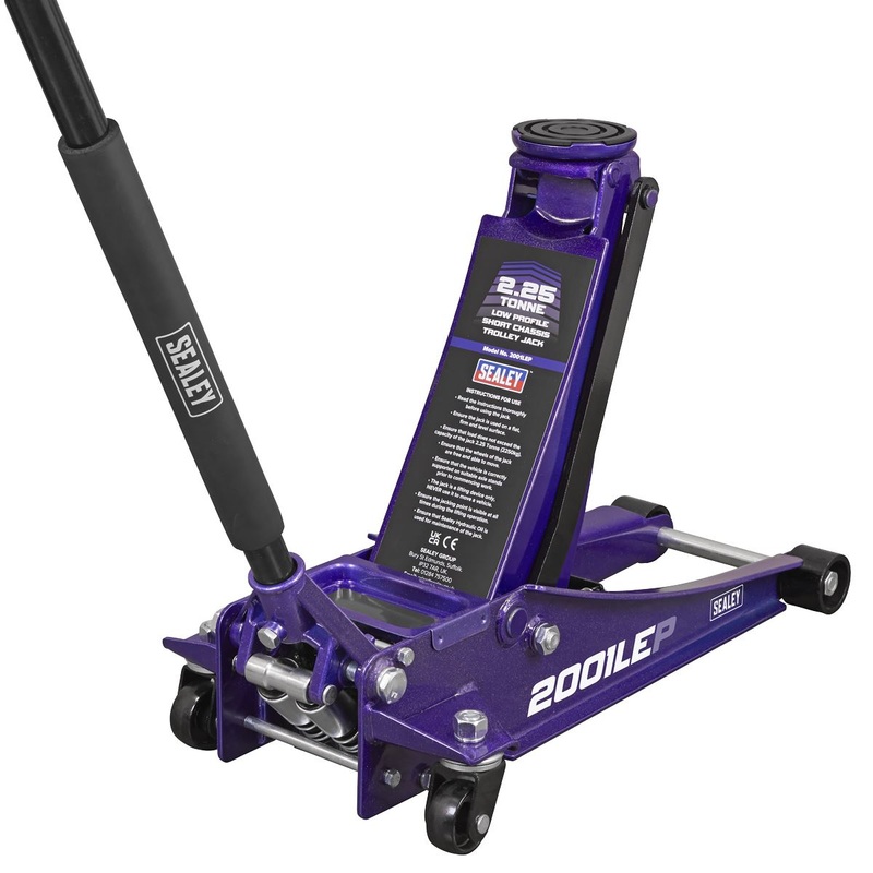 Sealey Low Profile Rocket Lift Trolley Jack 2.25 Tonne - Purple