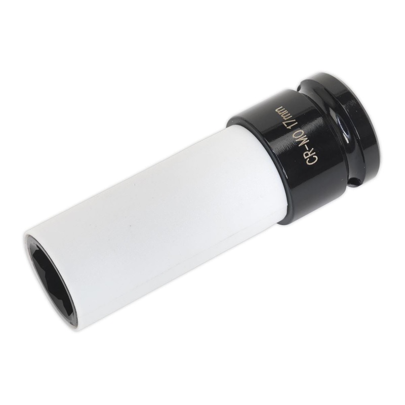 Sealey 17mm 1/2" Drive Alloy Wheel Impact Socket Mercedes Star Profile