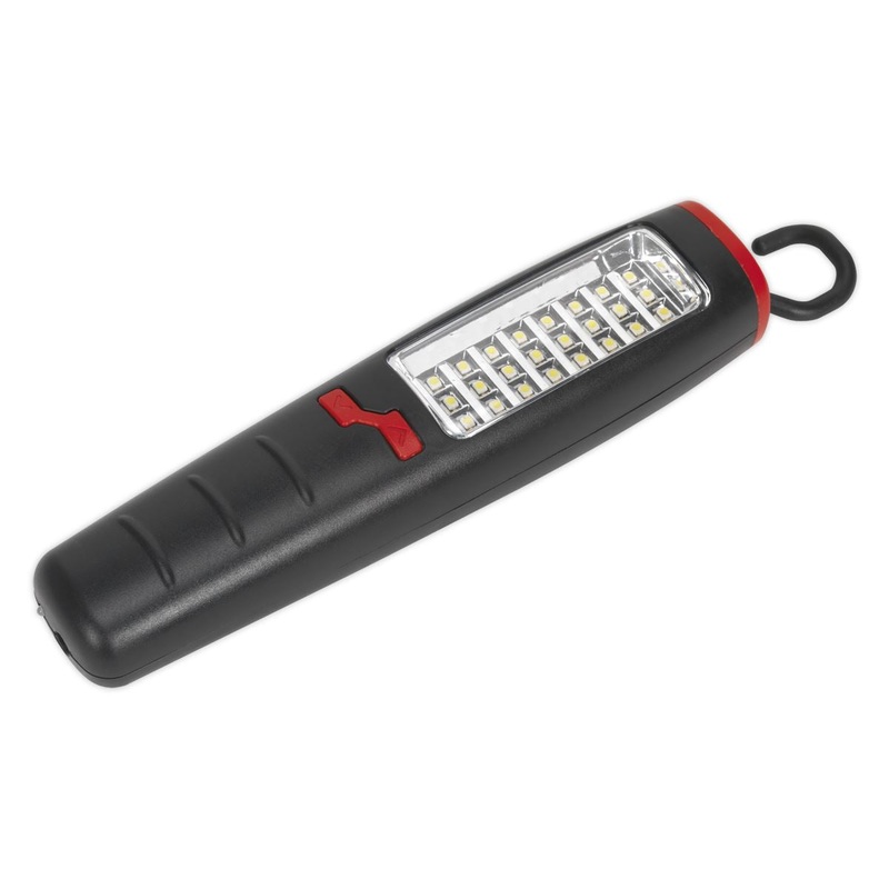 Sealey 24 SMD + 7 LED Cordless Lithium-Ion Rechargable Inspection Lamp