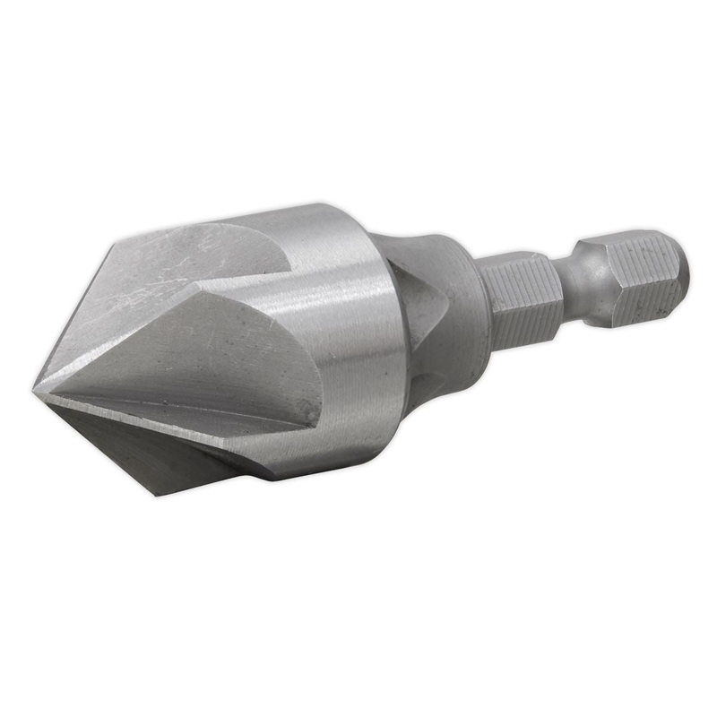 Sealey 3-18mm Internal Deburring Chamfer Tool 1/4" Hex Shank