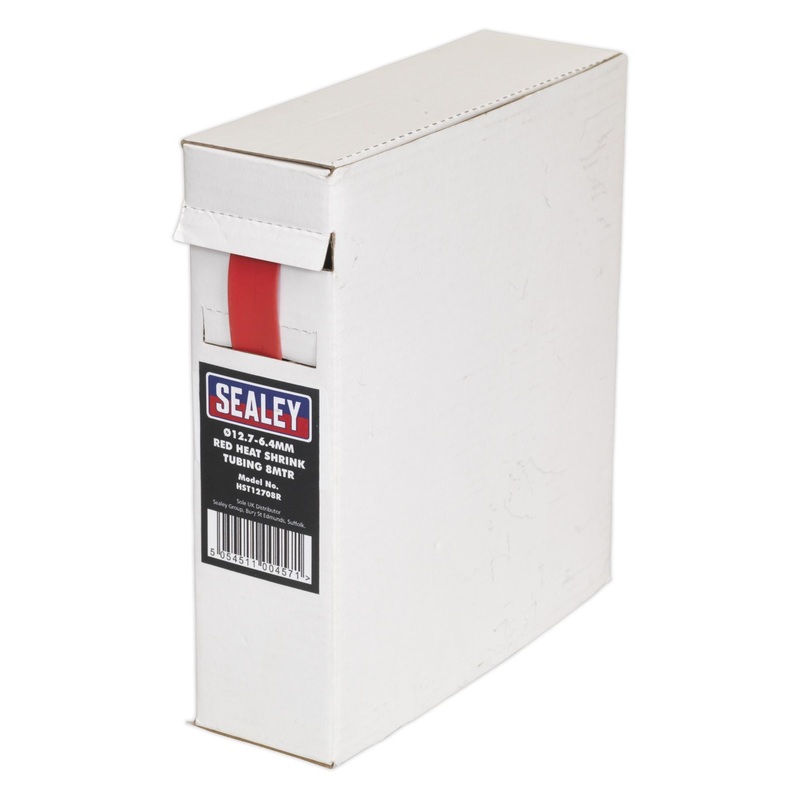 Sealey Black and Red Heat Shrink Tubing on a Roll