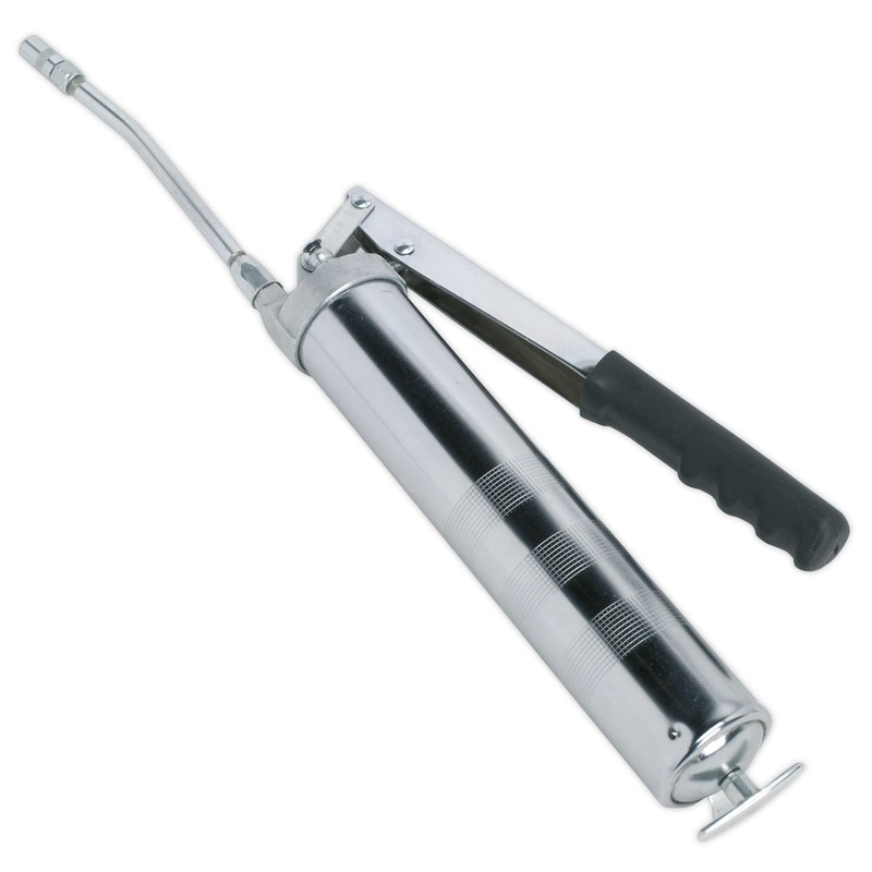 Sealey Heavy Duty Side Lever Grease Gun 3 Way Fill Delivery Tube 500cm