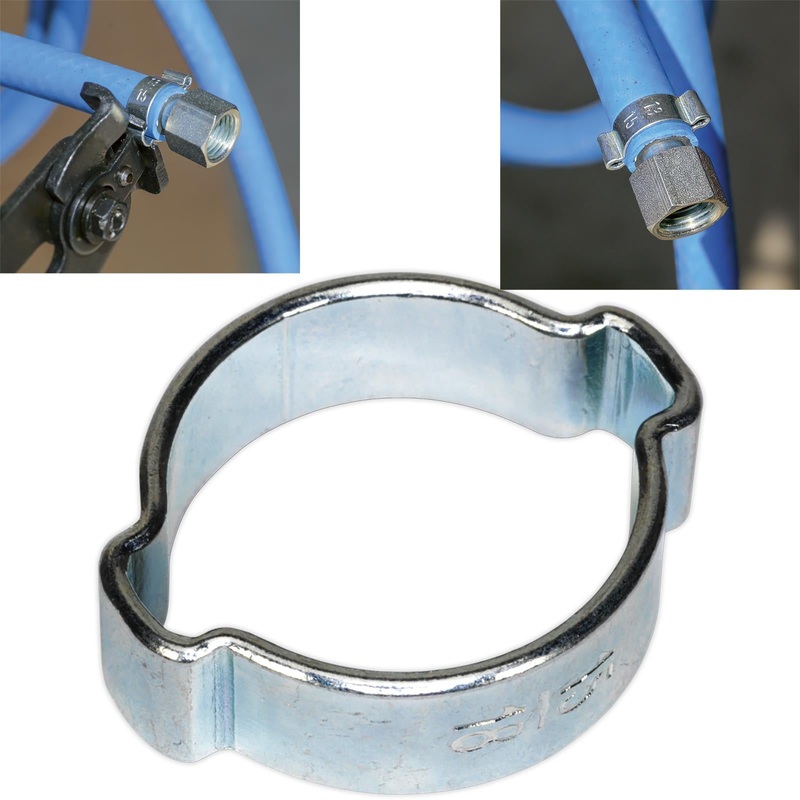 Sealey O-Clip Double Ear Packs of 25 Clips 7-23mm