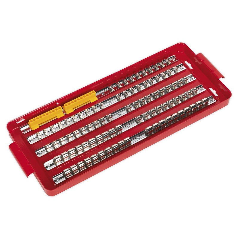 Sealey Premier Socket Holder Rail Tray 1/4" 3/8" 1/2" Drive Mechanics Storage