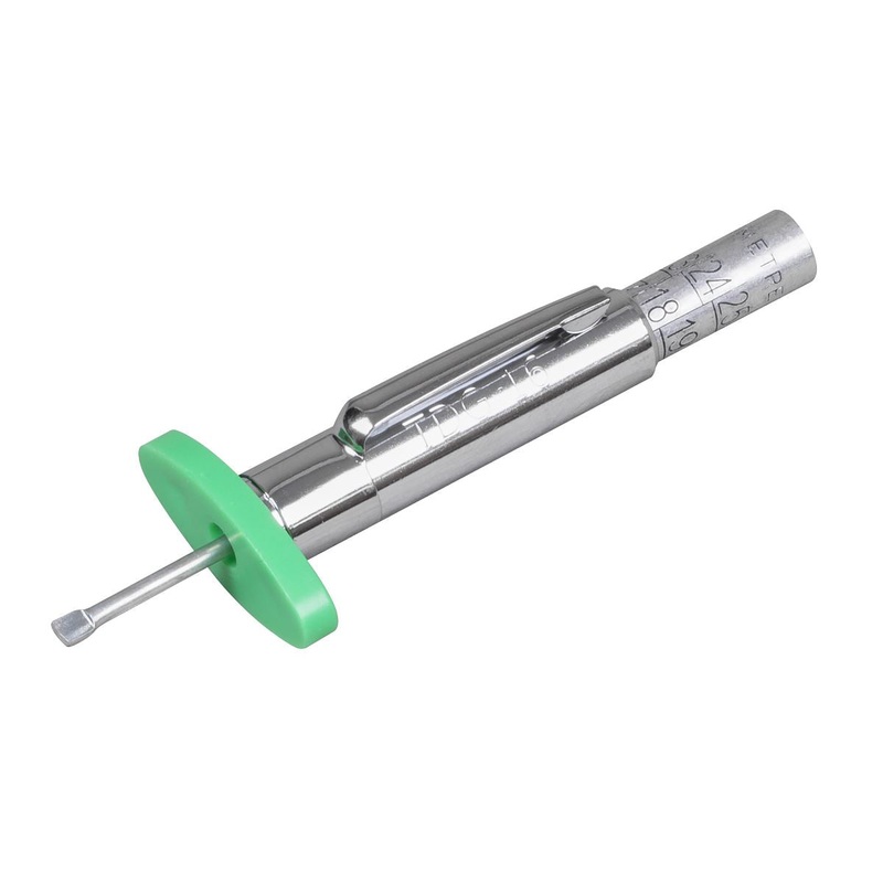 Sealey Tyre Tread Depth Gauge MOT Approved 1-26mm Car Van Truck Measuring