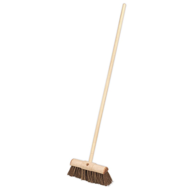 Sealey Broom 13"(325mm) Stiff/Hard Bristle