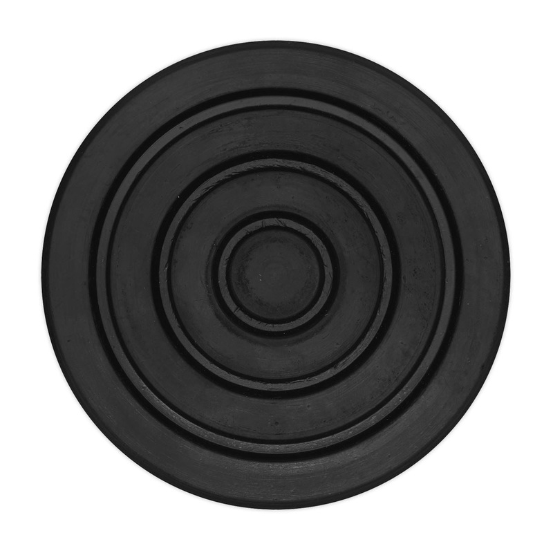 Sealey Safety Rubber Trolley Jack Pad Type A To Fit 116-123mm Saddle