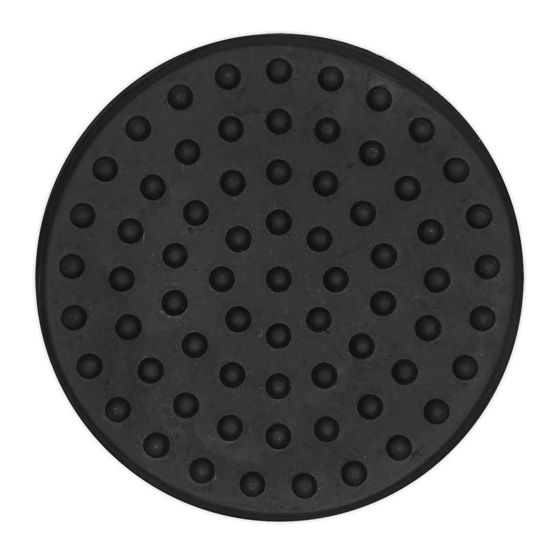 Sealey Safety Rubber Trolley Jack Pad Type B To Fit 83-88mm Saddle