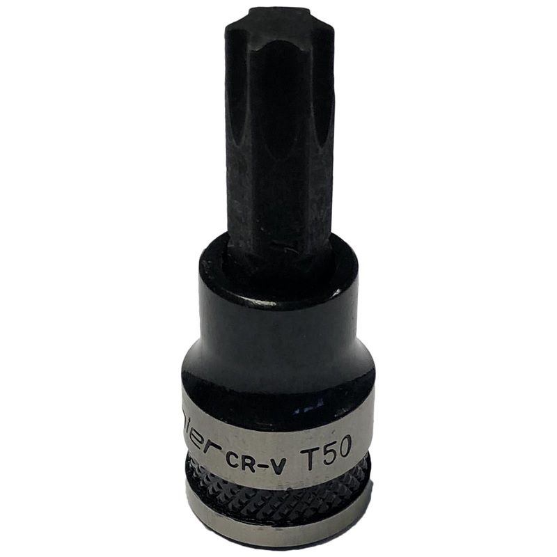 Sealey TRX-Star Socket Bit 3/8" Drive T50 Premier Black Torx
