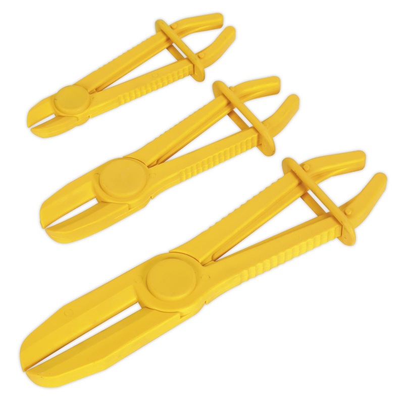 Sealey 3 Piece Composite Hose Pinch Tool Set 18-67mm Opening Radiator Heater